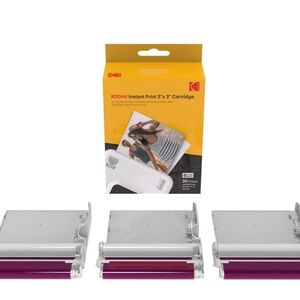 Kodak 3x3 Instant Photo Film - 60 Photos per Box